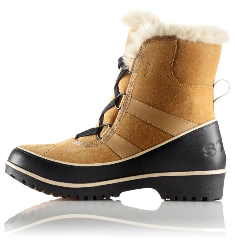 Womens Snow Boots Brown/Black - Sorel Tivoli™ II Suede Low - 792-BZSHUD